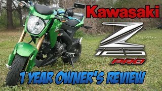 Kawasaki Z125 PRO 1 year Owner Review [upl. by Ilil]