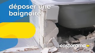 Comment démonter une baignoire  Castorama [upl. by Eillit]