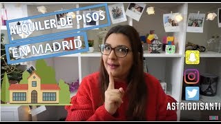 REQUISITOS PARA ALQUILAR PISO EN MADRID O ESPAÑA  COLABORACION [upl. by Anelim434]