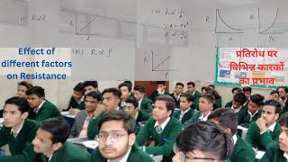 How Resistance is affected Factors affecting R resistance resistivity conductor current cbse [upl. by Gib]