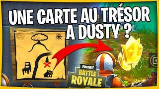 CARTE AU TRÉSOR A DUSTY DÉPOT  FORTNITE BATTLE ROYALE Fr [upl. by Bonis]