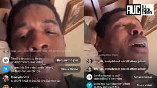 Pop Smoke Brother Breaks Down Crying On IG Live [upl. by Lonna]