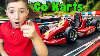 GoKarting for Kids 🏎️ Sports for Kids 🚙 Vehicle for Kids 🛞 Race Go Karts [upl. by Arekat]