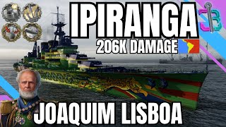 IPIRANGA  Lesagerato comandante brasiliano che devi assolutamente ottenere  World of Warships [upl. by Francie]