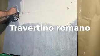 Travertino Romano Oikos paint [upl. by Tallou]