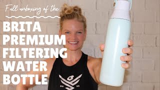 Brita Premium Filtering Water Bottle Unboxing amp Review [upl. by Ettecul]