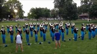 2014 Carolina Crown Hit List DCI Qtr Finals Brass Warmup [upl. by Eibbor]