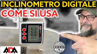 Come si usa un inclinometro digitale correttamente Goniometro digitale magnetico PRODIGIT MICRO [upl. by Ahsya]