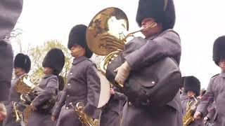 Band of the Grenadier Guards march back to barracks [upl. by Notlih]