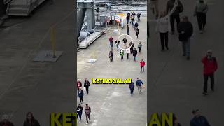 Pria ini Ketinggalan Pelayarannya yang Mahal❗😨 shorts shortvideo [upl. by Macguiness]