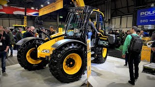 LAMMA Show 2024 Highlights JCB 542100 AgriPro Loadall Telehandler [upl. by Eicyak]