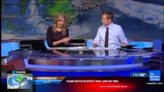 Hurricane Sandy Weather Channel Coverage Clip 14 [upl. by Ailad]