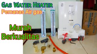 GAS WATER HEATER Pemanas air gas Hemat gas air cepat panas [upl. by Analra]