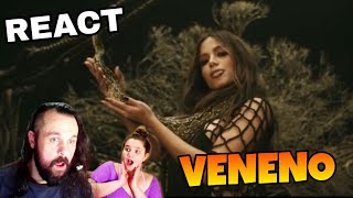 REAGINDO ANITTA  VENENO VIDEO OFICIAL REACT [upl. by Nedmac]