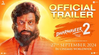 Dharmaveer 2  Official Trailer  Hindi  27 September  Pravin Tarde  Prasad Oak  Kshitish Date [upl. by Chap]