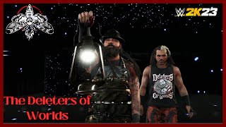 WWE 2K23  The Deleters of Worlds  Bray Wyatt and Woken Matt Hardy  Full Entrance [upl. by Caspar568]