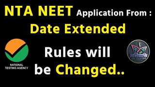 NEET Application From  Date Extended Upto 16 MarchRules will be Changeneeteducatormmbaldodia [upl. by Ettevram]