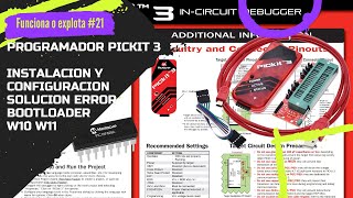 ⚡ Como instalar PICkit3 configurar la comunicación actualizar Bootloader y pasar un programa hex [upl. by Webster]