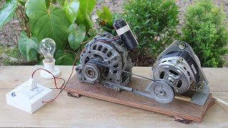 I turn Car Dynamo into 220v electric Generator [upl. by Goff]