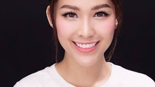 QUÁCH ÁNH MAKEUP Thailand Makeup Look  Makeup Phong Cách Thái Lan [upl. by Timi228]