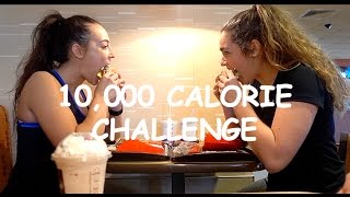 20000 Calories 2 Girls 1 Challenge  Epic Cheat Day [upl. by Okimat]