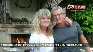 TRAGEDIA FAMILIARE 89ENNE SPARA ALLA MOGLIE POI SI PUNTA LA PISTOLA E FA FUOCO  26092024 [upl. by Rivy945]