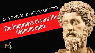 20 Powerful Stoic Quotes  Change Your Life [upl. by Eilatan]