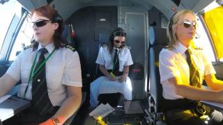 Aer Lingus Cockpit Video  Dublin to Los Angeles  Inaugural LAX Flight [upl. by Nanaek]