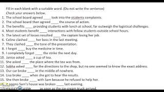 ISC 1112 Prepositions Practice [upl. by Natsrik223]