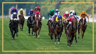 ALL RACES  Royal Ascot  Day 1  18th June 2024 [upl. by Aracahs]