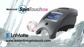 LaMotte WaterLink Spin Touch DW for Drinking Water Testing [upl. by Yauqram657]