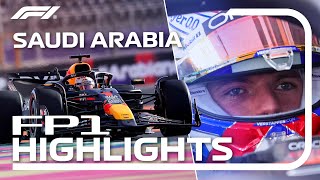 FP1 Highlights  2024 Saudi Arabian Grand Prix [upl. by Llertnov]