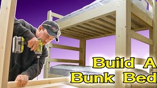 DIY Bunk Bed Easy Strong Inexpensive [upl. by Lachus925]