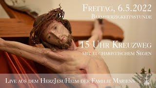 Fr 652022 15 Uhr Heilige Stunde  Live aus dem HerzJesuHeim der Familie Mariens [upl. by Enialem952]