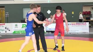 Wrestling  Ringen 1 HorstHinzeTurnier 2023 Jugend A 60 kg grecoroman Saidov  Wagner [upl. by Jenn48]