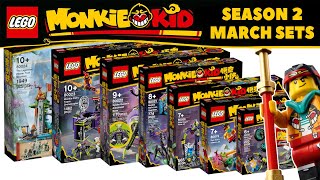 LEGO Monkie Kid  Season 2 March 2021 Sets OFFICALLY Revealed [upl. by Mellen]