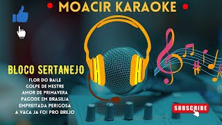 KARAOKE  SELEÇÃO SERTANEJA  MODÃO  MEDLEY [upl. by Htiek]