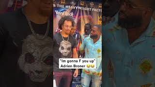 Adrien Broner vs Blair Cobbs faceoff June 7th Don King TV fight adrienbroner blaircobbs donking [upl. by Galatea]