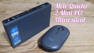 Mele Quieter 2 Fanless Mini PC J4125 8GB ram with KingSpec M2 SSD 2280 installation [upl. by Aime]