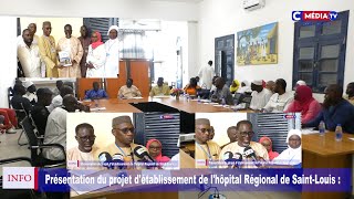 Présentation du projet détablissement de lhôpital Régional de Saint Louis [upl. by Winnick932]