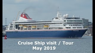 Fred Olsen Cruises Braemar Ship visit tour [upl. by Nerrual401]