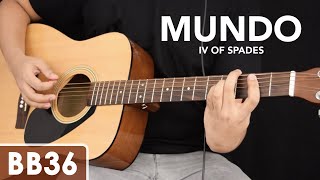 Mundo  IV of Spades Guitar Tutorial [upl. by Rostand]