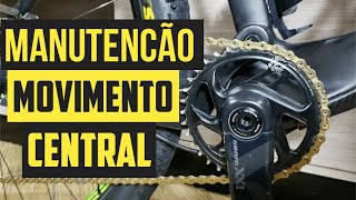 COMO FAZER MANUTENÃ‡ÃƒO MOVIMENTO CENTRAL HOLLOWTECH LIMPANDO E LUBRIFICANDO OS ROLAMENTOS [upl. by Neyugn650]