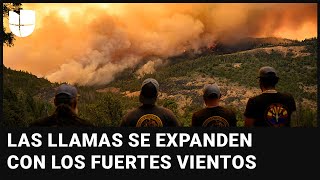 El incendio Park en California sigue fuera de control hay más de 4000 casas en riesgo [upl. by Ahsek]