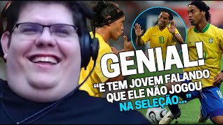 CASIMIRO REAGE 50 VEZES QUE RONALDINHO USOU MAGIA NA SELEÇÃO  FUTEBOL NACIONAL Cortes do Casimito [upl. by Katinka87]