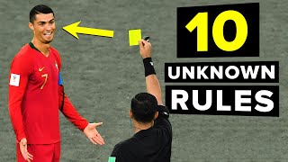 10 football rules you DIDNT KNOW existed [upl. by Iruy]