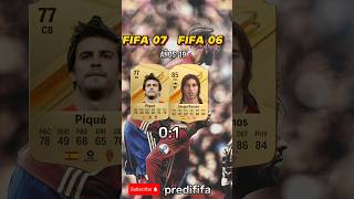 Sergio Ramos VS Pique EVOLUCION FIFA 🔥🇪🇸 [upl. by Ardnuhs]