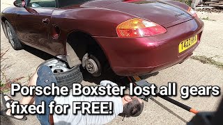 1999 Porsche Boxster 986 project Episode 5  Lost all gears but fixed for free in minutes [upl. by Kassaraba]