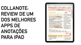 Collanote  Um dos melhores Apps para Anotações no iPad [upl. by Andy677]