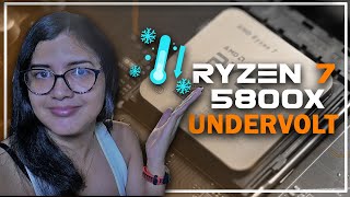 COMO HACERLE UNDERVOLT AL RYZEN 7 5800X y BAJAR LAS TEMPERATURAS BIOS [upl. by Inama]